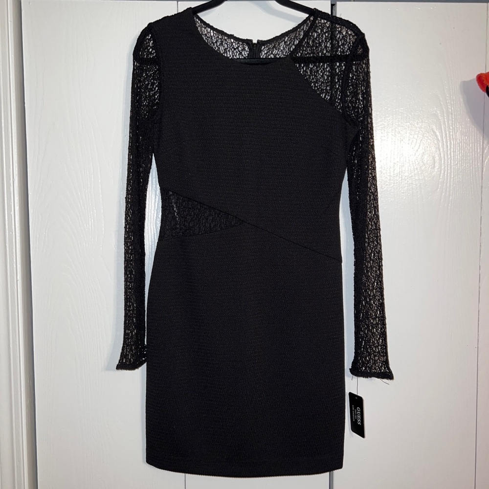 NWT Women’s GUESS Long Sleeve Lace Dress Women’s Size 6